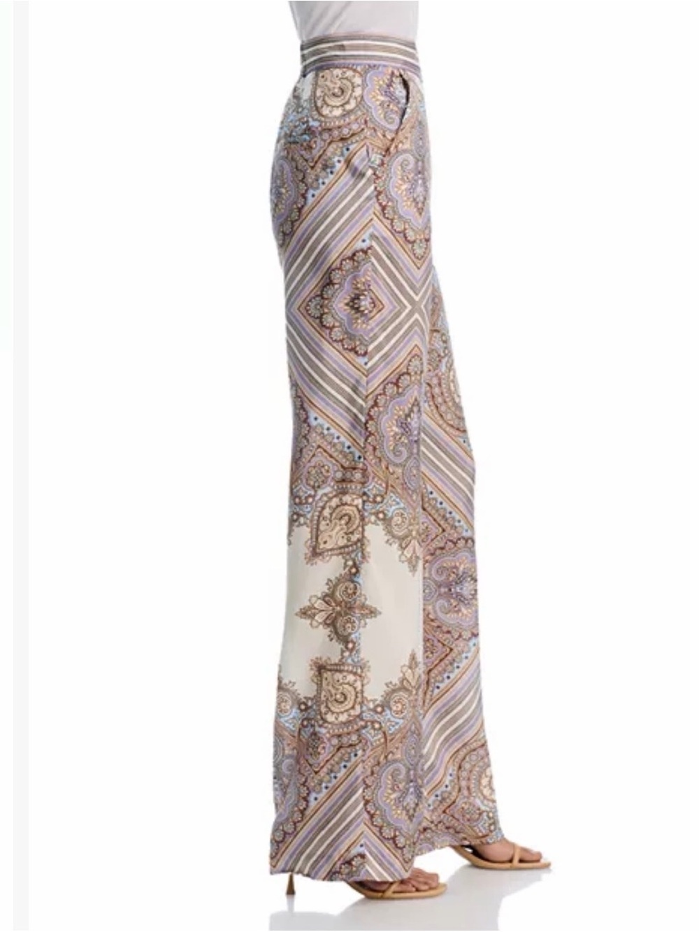 NWT - Veronica Beard Grigore Silk Pants - size 6 - Picture 4 of 5
